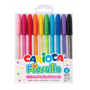 Hemijska olovka Carioca fluo boje 1/100 bister pakovanje