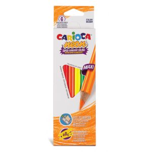 Drvene bojice Carioca maxi neon 1/6