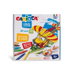 Flomasteri u setu create&color 3D Planny Carioca 1/10