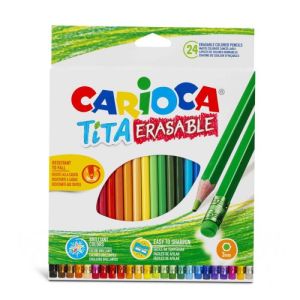 Drvene bojice Tita Carioca sa gumicom 1/24