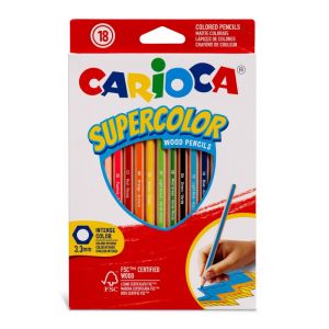 Drvene bojice Supercolor Carioca 1/18