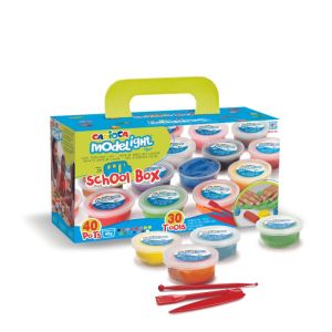 Masa za modeliranje set Carioca school box 1/70