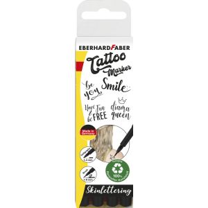 Flomasteri Tattoo Eberhard Faber-Castell 1/4 skin lettering