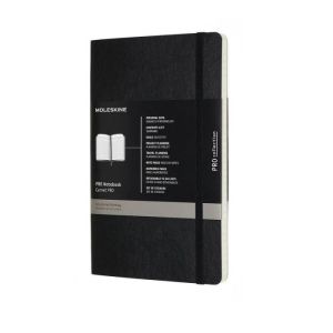 Rokovnik Moleskine Pro black mek povez LG
