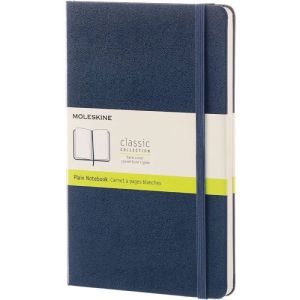 Rokovnik Moleskine Saphire blue tvrd povez čist list PKT