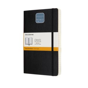 Rokovnik Moleskine expanded black mek povez linije LG