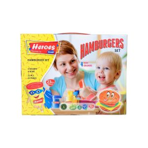 Set play dough Heroes Hamburger