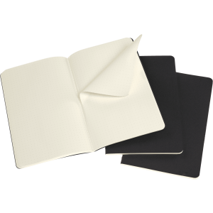 Rokovnik Moleskine Cahier black LG tačkasti list