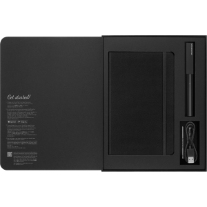 Smart set Moleskine notebook i pen3