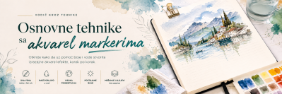 Osnovne tehnike sa našim akvarel markerima